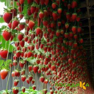 Клубника ампельная Анастасия купить по цене от 370р. в интернет-магазине «Посадика» с доставкой почтой в в Ряжске и по всей России – [изображение №1].
